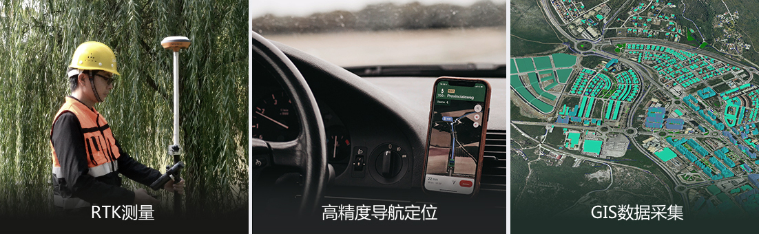 適用于RTK測量、高精度導航定位、GIS數據采集